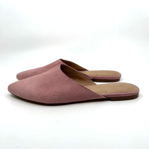 Madewell Remi Pink Suede Mule Slide Sandal Women's 7.5 US